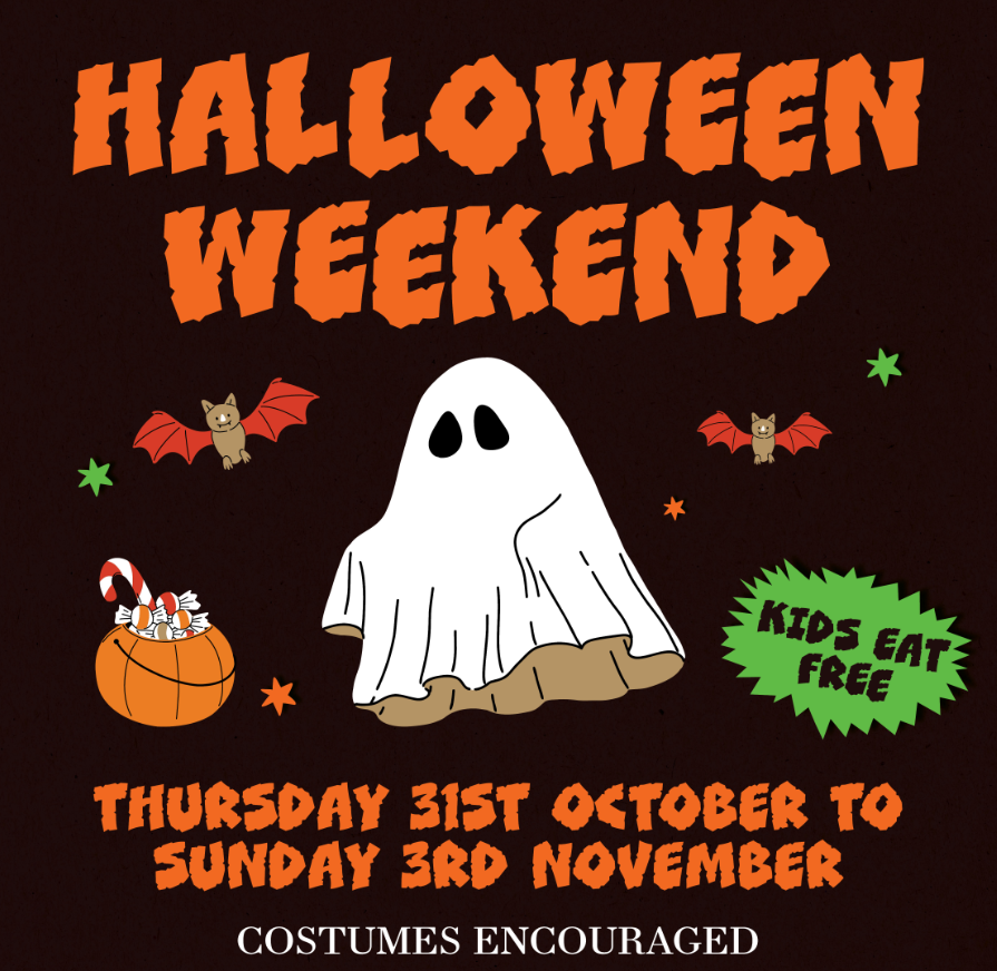 Trick or Treat – Kids Eat Free!